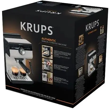 Кофеварка эспрессо Krups XP381810 OPIO GREY (7076116) - фото 7