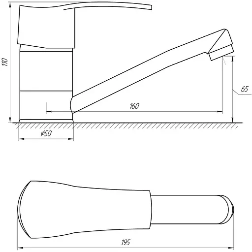 Змішувач для раковини Globus Lux QUEENSLAND GLQU-103M - фото 4