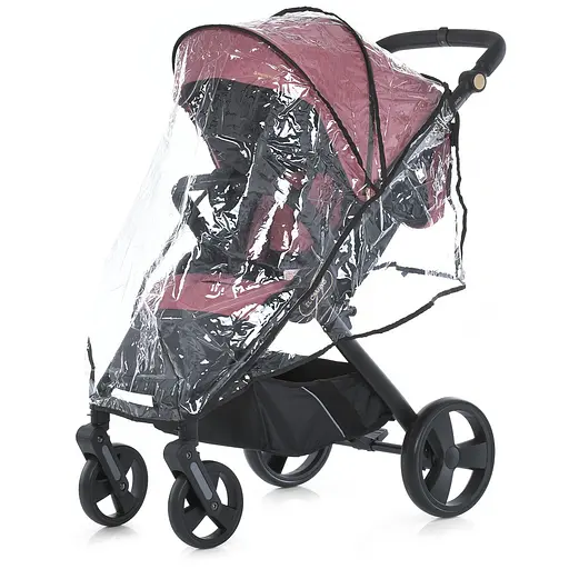 Детская прогулочная коляска-книга El Camino ME 1053-3 Dynamic Pro Dusty Rose Темно-розовая - фото 4