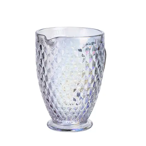 Кувшин для напитков 1.2 л из толстого стекла фигурный rainbow HP-19-251 - фото 2