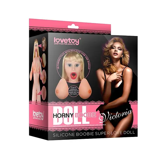 Секс-лялька LoveToy Silicone Boobie Super Love Doll 152 см блондинка