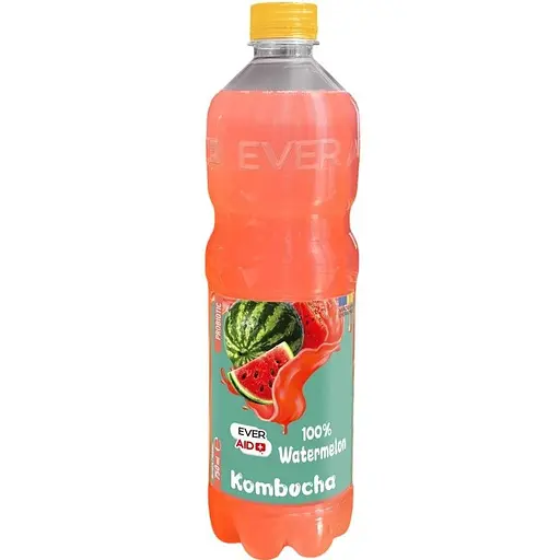 Напій комбуча Ever Aid 100% Watermelon слабогазований 0.75 л - фото 1