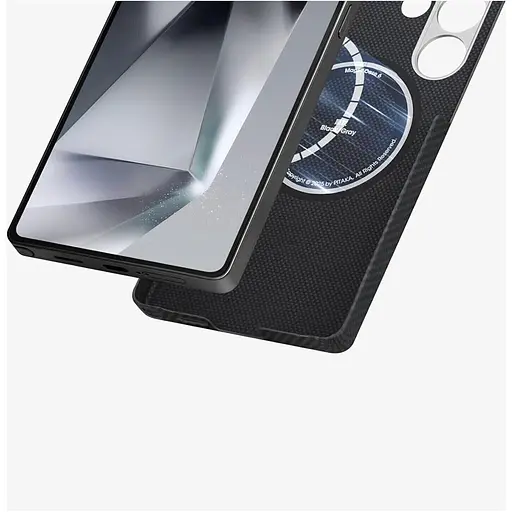 Чехол Pitaka MagEZ Ultra-Slim Classic Twill 600D для Samsung Galaxy S25 Ultra Black/Grey (KS2501U) [128411] - фото 4