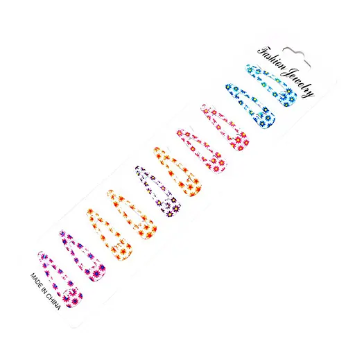 Зажим детский для волос "Ромашка" La-beauty 1200-049, 10 шт - фото 1