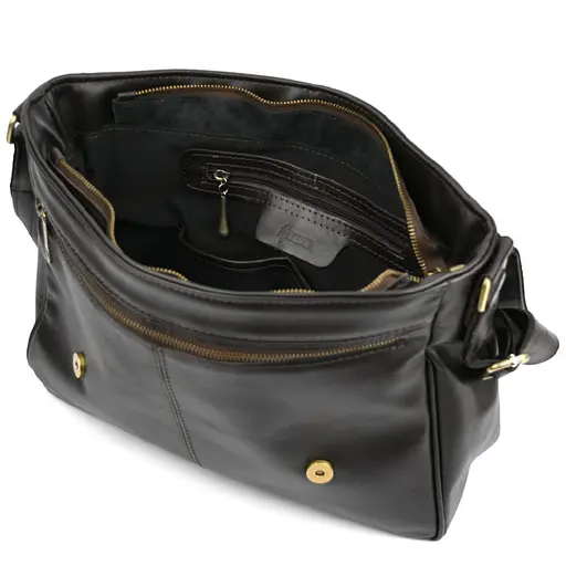 Шкіряна сумка Tarwa через плече для ноутбука та документів 37х29.5х11 см sum0028342 - фото 9