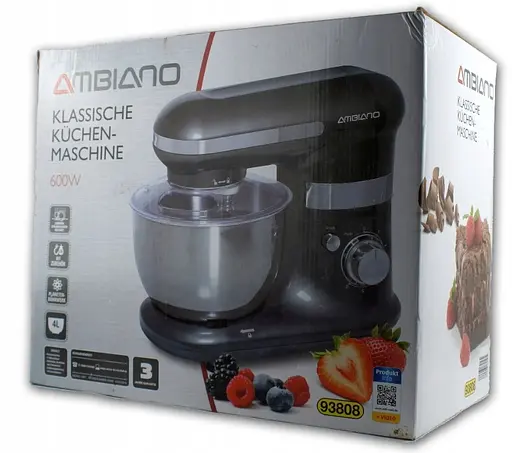 Кухонный миксер планетарный Ambiano 600 Вт графит - фото 5