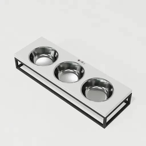 Hollky Base Bar — три миски на підставці (3 × 0,45 л) - фото 3