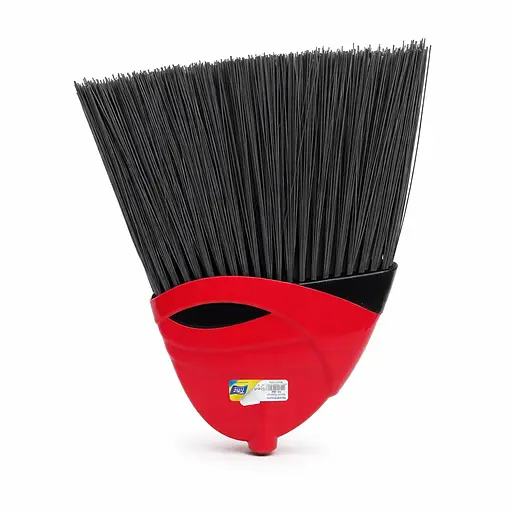Віник щітка пластикова під кий синтетична для прибирання приміщень і підмітання підлоги 35x28 см Туреччина Червоний 88316 - фото 1