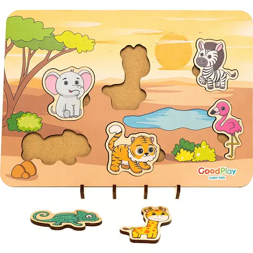 Пазл-сортер GoodPlay Тропіки (PS-4-022) - фото 3