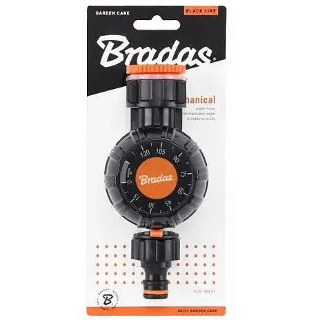 Механічний таймер поливу Bradas BLACK LINE ECO-38001 - фото 2
