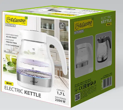 Электрочайник Maestro MR-061-BLACK - фото 2