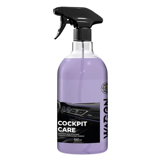  Полироль для пластика и винила Wagen с ароматом голубики Cockpit Care 650 мл - фото 1