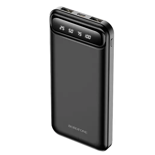 Зовнішній акумулятор з дисплеєм BOROFONE BJ14 10000 mAh 6931474750310 чорний - фото 1