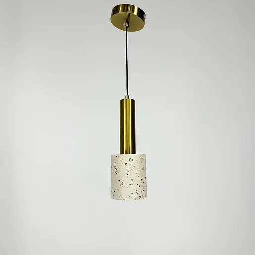 Підвіс MELODY із білим бетонним плафоном в стилі Ар-деко Line.F MJ 164/1 WT - фото 2