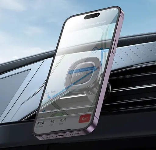 Автомобильный держатель для телефона в машине Hoco H72 магнитный универсальный держатель-холдер Черный - фото 7