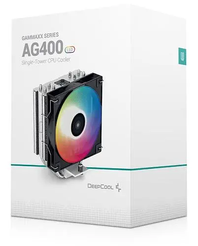 Кулер для процессора Deepcool AG400 LED Black, алюминий, 1x120 мм, Intel 115x/1200/1700/775, AMD AMx/FMx - фото 6