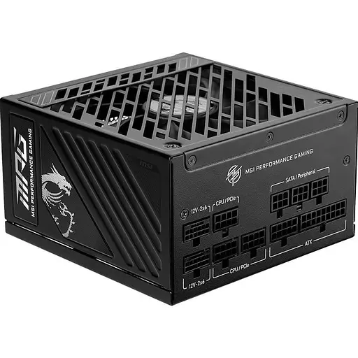 Блок живлення MSI MPG 850W PCIE5 ATX 3.1 80+ Gold (MPG A850GS PCIE5) - фото 1