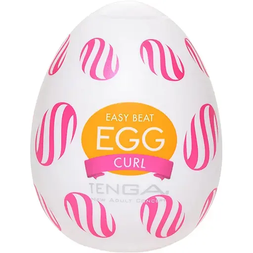 Мастурбатор яйцо Tenga Egg Wonder Curl белый