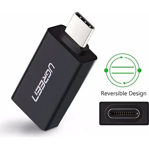 Перехідник Ugreen US173 USB-C to USB-A OTG 15 см Black (20808) [91952] - фото 3