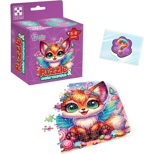 Пазли з сюрпризом Vladi Toys Лисеня (VT8030-10) - фото 2