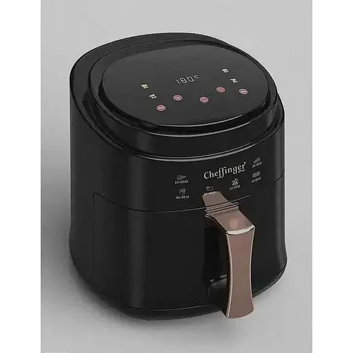 Аэрофритюрница Cheffinger CF-AFRY8 мультипечь безмасляное сенсорное управление - фото 7