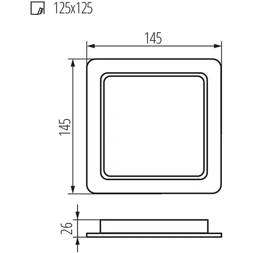 Світильник Kanlux Tavo LED DL 12W-NW down-light (36517) - фото 2