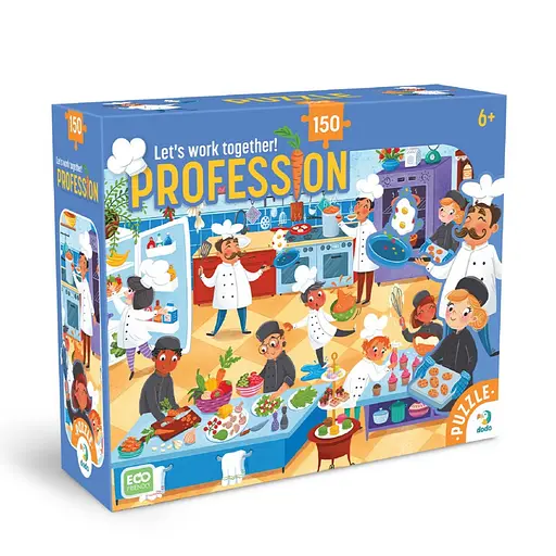 Пазл детский "Профессии. Повар" DoDo Toys 300700, 150 элементов - фото 1