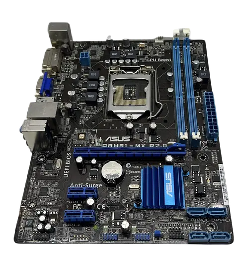 Материнская плата Asus P8H61-MX R2.0 LGA 1155 (P8H61-MX R2.0) Б/У - фото 2