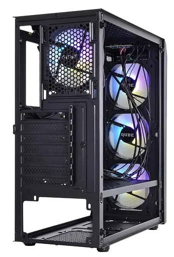 Корпус QUBE BOREY V2.0 ARGB Black (BOREY_F5NU3_V2.0) - фото 4
