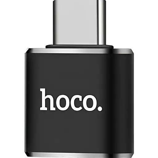 Перехідник Hoco UA5 Type-C to USB Black (64121) [78131] - фото 2