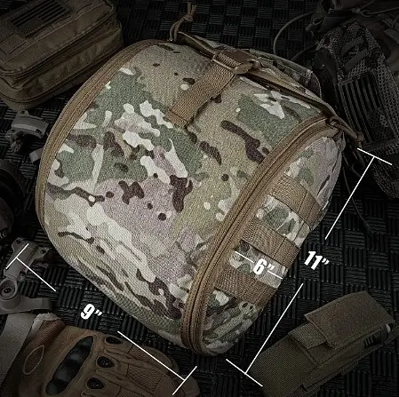 Сумка подсумок Mil-Tec для шлема с креплением Molle (Мультикам) - фото 4