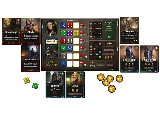 Настольная игра Thunderworks Games Путь героя (Roll Player) (англ.) (TWK2000) - фото 6