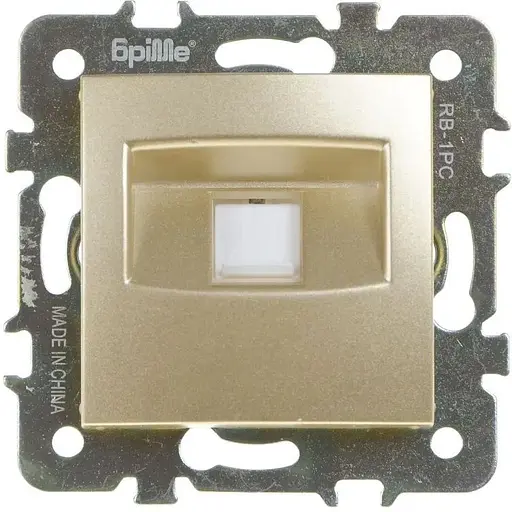 Розетка комп'ютерна Brille RB-1PC (42-022)