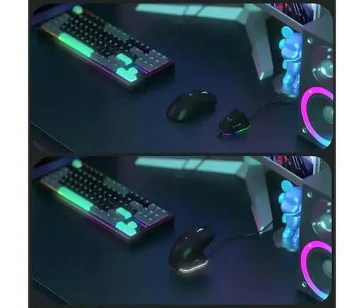 Миша ігрова Attack Shark X11 чорна - фото 5