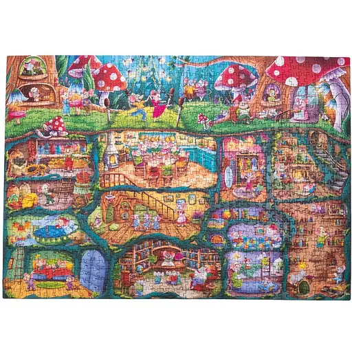 Пазли De.tail. Будиночок мишенят. 1000 деталей (DT1000-15) - фото 3