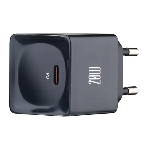 Мережевий зарядний пристрій McDodo 20W Dichromatic GaN PD Fast Charger ( EU Plug ) CH-3771 Чорний - фото 1