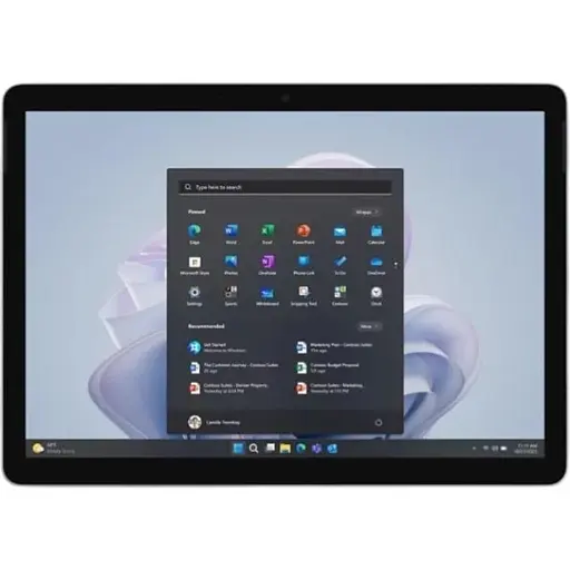 Планшет Microsoft Surface Go 4 10.5" PS Touch, Intel N200, 8GB, F256GB, UMA, Win11P, платиновый - фото 1