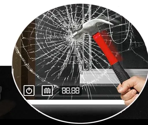 Дзеркало Dusel DE-M3001 65x80 см, Білий - фото 3