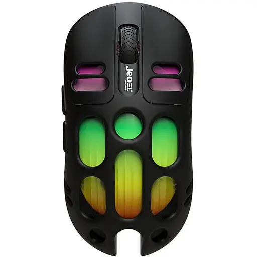 Бездротова миша Jedel WD153 з LED підсвічуванням чорний - фото 1