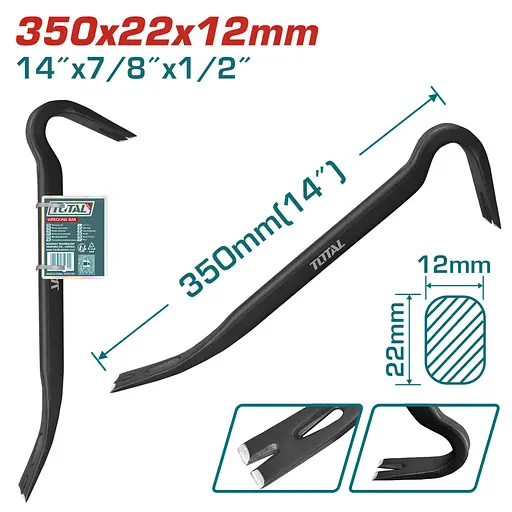 Лом-гвоздодер Total THT431142 - фото 2