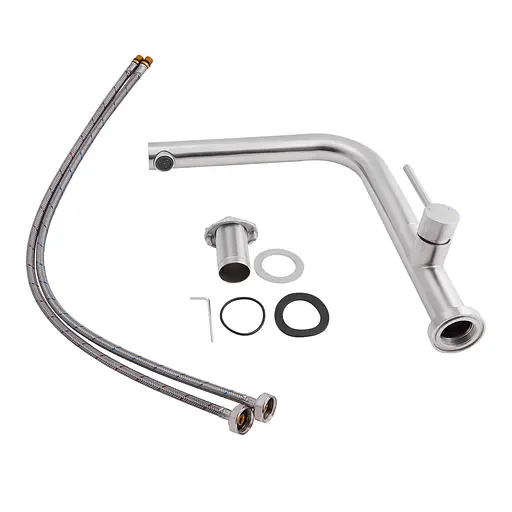 Змішувач для кухні Qtap Zdenek QTZDN9032103FC Brushed Nickel PVD Никель - фото 4