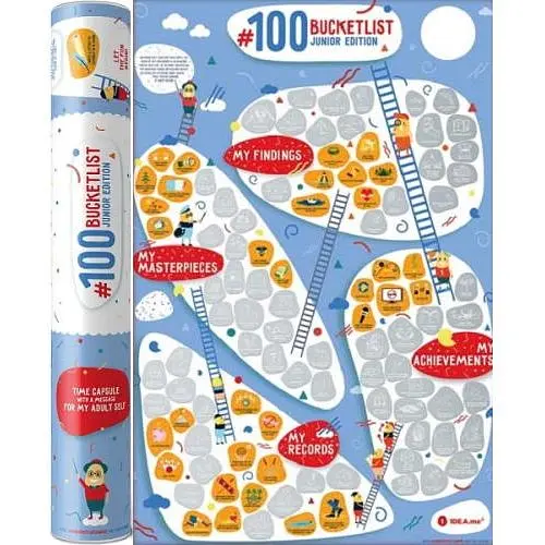 Скретч постер 1DEA.me #100 Bucketlist JUNIOR edition (англ.) (13016)