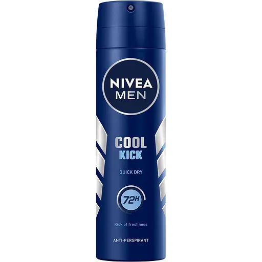 Антиперспірант NIVEA MEN Заряд прохолоди спрей 150  мл - фото 1