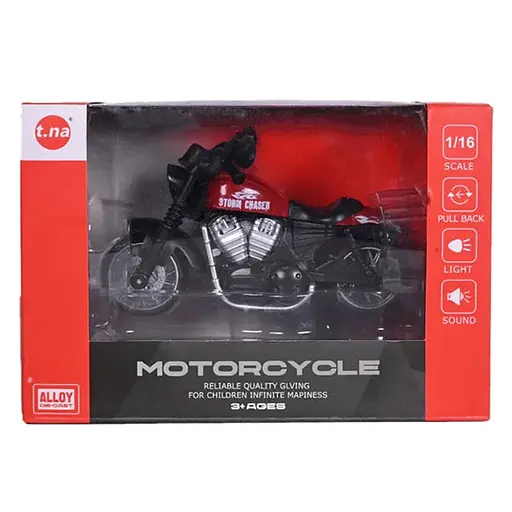 Мотоцикл, TN1231, з музичними та світловими ефектами, інерція (В асортименті) - фото 2