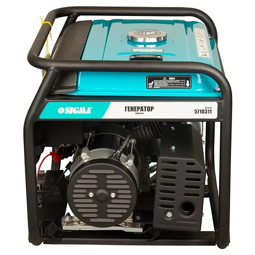 Бензиновий генератор Sigma 3.5/4.0 кВт, однофазний, ручно/електро запуск, з виведенням під АВР (5710311) - фото 5