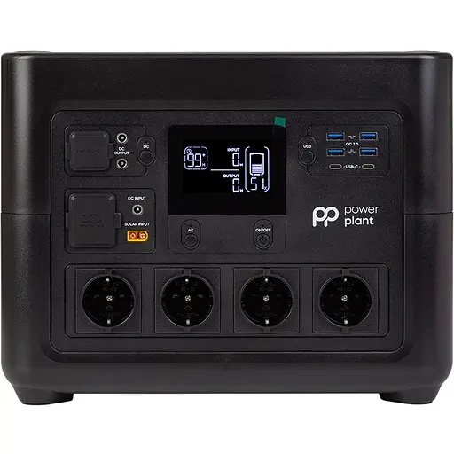 Зарядная станция PowerPlant HS1000 1228Wh, 341111mAh, 1500W