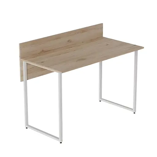 Комп'ютерний стіл Ferrum-decor Скай 75x140x70 білий ДСП Дуб Артізан 32мм (FRD-101119)