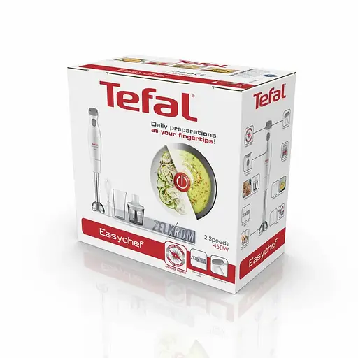 Блендер заглибний Tefal Easychef 3 в 1 білий 450 Вт (HB453138) - фото 4