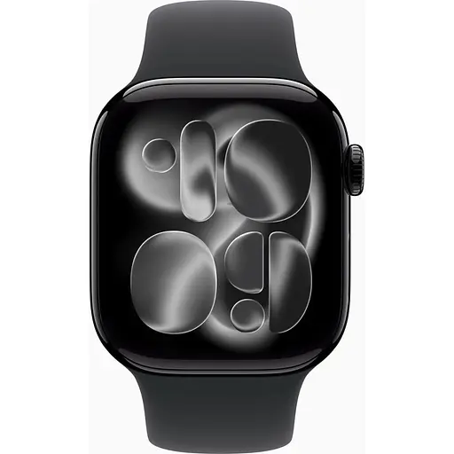 Смарт-часы Apple Watch Series 11 GPS 42mm Jet Black Aluminium Case with Black Sport Band - S/M MEQT4RK/A - фото 2