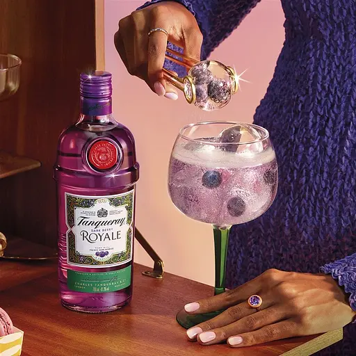 Джин Tanqueray Blackcurrant Royale 41.3%, 0.7 л - фото 4